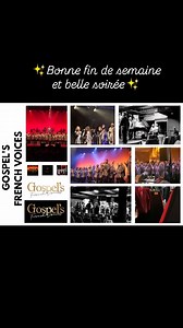 Belle soirée ! Les Gospel's French Voices Live gospel choir performance with dynamic lighting and soulful musical atmosphere.. ✨Gospellement vôtre ✨ #seineetmarne77 #gospelmusic #melun77 #iledefrance #musique#valdeurope #weekend #world#enjoylife #music#vacances#gospelsfrenchvoices | Gospel's French Voices | Facebook