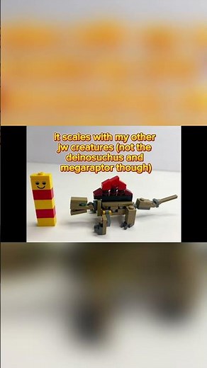 LEGO Jurassic World Dimetrodon #lego#jurassicpark#jurassicworld #moc#stopmotion#dinosaur#dimetrodon