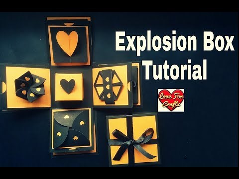 Explosion Box Tutorial | DIY | Valentine's /Anniversary Gift Idea