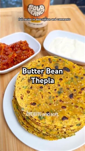EP 3: Butter Bean Thepla 💛 #thepla #theplarecipe #gujaratifood #gujaraticuisine #gujaratirecipe
