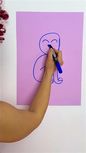 Draw on Mom’s Shoulder 🎨 Fun Step-by-Step Challenge!