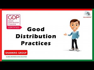 Good Distribution Practices (GDP) Certification
