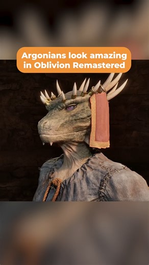 Argonians look amazing in Oblivion Remastered 😍 #argonian #OblivionRemastered #elderscrolls #oblivion #RPG #charactercreation #bethesdagamestudios #theelderscrolls | GamesRadar