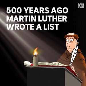 66K views · 196 reactions | It's the 500th anniversary of the Reformation of the Church. Here's an explainer about how it all began. | ABC Religion and Ethics | Facebook