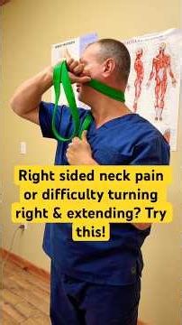 Learn how to treat your right sided neck pain and limited motion! Facet dysfunction treatment!