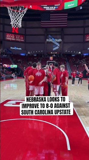 Nebraska will put its 7-0 record on the line today against South Carolina Upstate 💪 #huskers #gbr