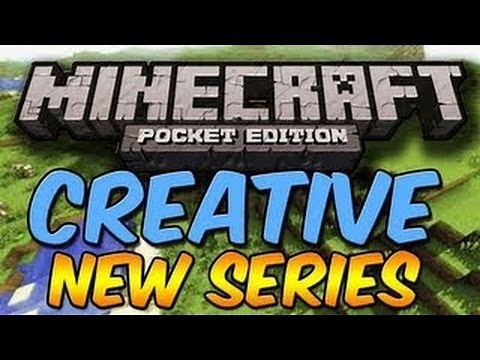 Part 1 PE Creative - Minecraft Pocket Edition Creative Mode - The Beginning w/ SonOfAnEnderDragon