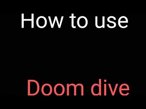 How to use doom dive in tsb(for new players)