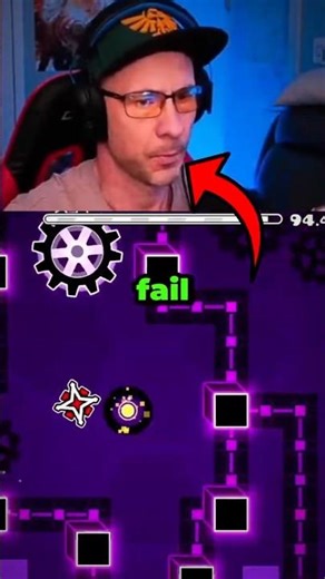 EricVanWilderman Just Got The Worst Fail In Geometry Dash History... 🤯