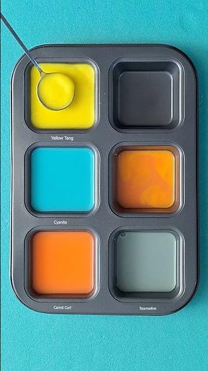 Tropical Breeze: Yellow, Green & Blue Color Blend | Bright and Satisfying Mix