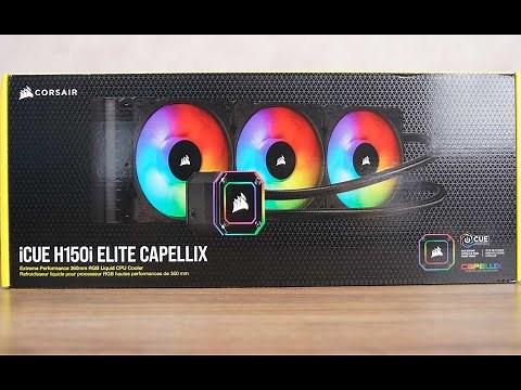 iCue H150i Elite Capellix Unboxing