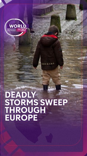Deadly storms and floods are sweeping through Europe. At least three people have died in France after Storm Nils hit, leaving hundreds of thousands of homes without power. In Portugal, part of the country’s main motorways collapsed during flooding, and authorities say 9,000 people may have to be evacuated from low-lying areas over further flooding concerns. The Air Force says it’s deployed hundreds of military personnel across the country. In southern Italy, rescue teams were on site after sever