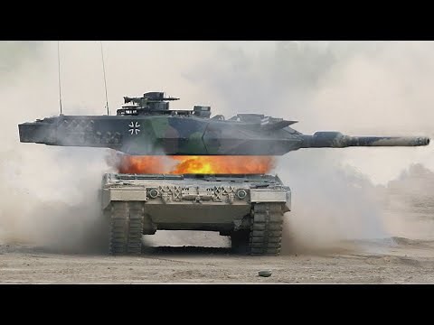 Watch how Leopard 2 tank changes the battlefield in Ukraine