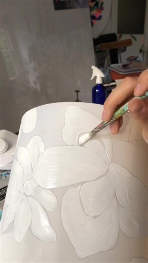 DIY Lampshade Painting Tutorial with Angie the Rose 🎨