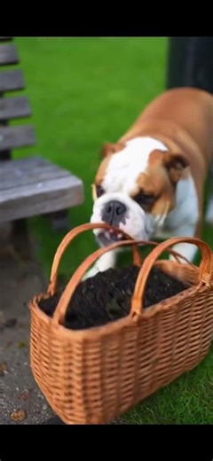 Why will a grandson do that to his own granny, the pup saved the day, generated using Ai