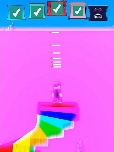 Rainbow Ladder VS TSUNAMI?! 🌊Obby #roblox