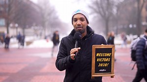 🎥: Current U-M students join in on the celebration and congratulate #Victors2028 on their acceptance to U-M! #GoBlue | University of Michigan