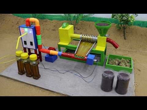 DIY Mini Oil Expeller Machine Homemade Mustard Oil Mill Science Project @zigocreator