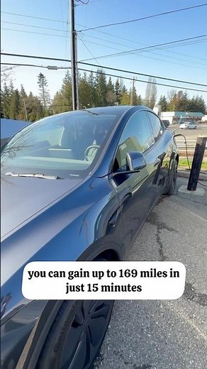 2026 Tesla Model Y Juniper Stealth Grey Color For Charging 169 Miles fast charging in 15 Minutes