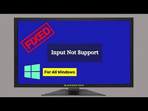 How to Fix Input Not Support in Windows 7/8/10/11 | Bangla Tutorial | Windows Tutorial