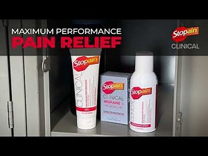 Stopain® Clinical Pain Relief Gel, Roll-On and Spray