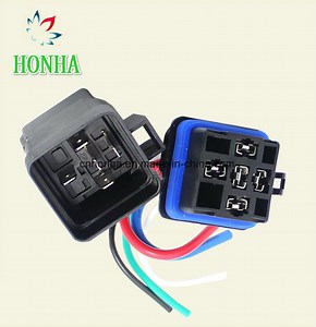 [Hot Item] 4 Pin 5 Pin Automobile Relay Socket Auto Relay Wire Harness