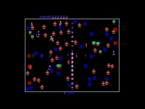 Robotron: 2084 [Arcade Longplay] (1982) Williams / Vid Kidz {Yellow/Orange label}