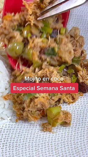 Receta de Mojito de Pescado en Coco para Semana Santa