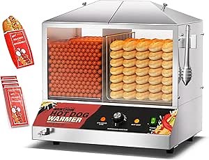 WantJoin Hot Dog Steamer Machine 36L/38QT