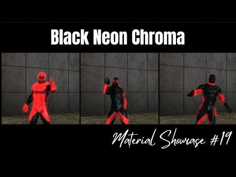 Material Showcase Ep 19: Black Neon Chroma