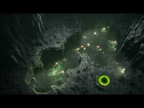 D&D | Swamp Cavern Part 1 | Animated Battle Maps