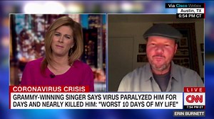 Grammy-winning singer on suffering paralysis from Covid-19