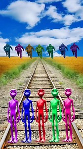 1.4M views · 6.3K reactions | equal dame tu cosita 5 different colors alien dance vs 8 green colors gta monster & traindriver tom... #funnyvideo #reel #video #vfx | Ismail 009 | Facebook