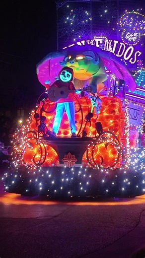 Coco float during a Disney Parade here at Magic Kingdom. #disneyworld #disneyparks #vacation #coco #disney