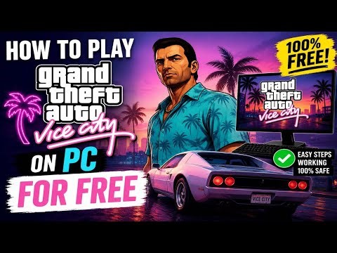 How To Play Vice City For Free On Pc | 💯 Real | 