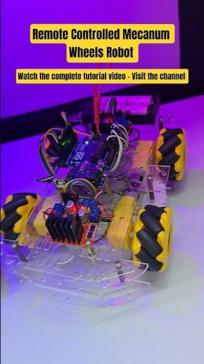 Remote Controlled Mecanum Wheels Robot Car | Arduino RC Car #arduino #robotics #rccar #rc