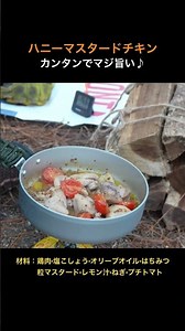 【無限ビール】もも肉のハニーマスタードが最高すぎる #アウトドアグルメ #キャンプ飯