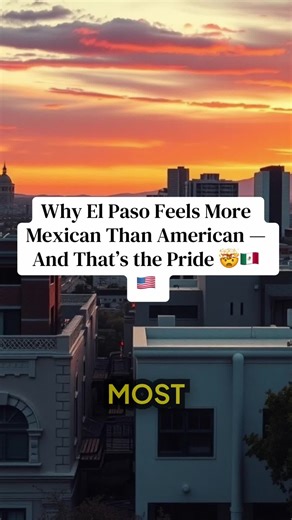 El Paso didn’t become Mexican by immigration — it was born into it. Long before Texas existed, this city was part of Paso del Norte, and when borders shifted, families and culture stayed. That’s why El Paso feels different — layered, rooted, and proud. Did the border cross El Paso… or did El Paso cross the border? 👇 El Paso culture El Paso history Mexican American history Texas border city culture Paso del Norte history Texas Mexico border El Paso identity borderlands history Texas border citie