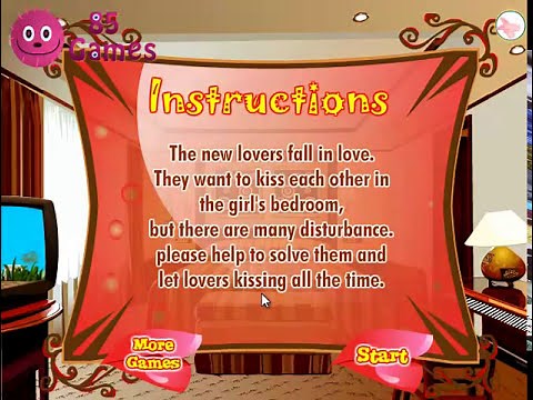 Bedroom Kissing 3 - Bedroom Kissing 3 Walkthrough - Bedroom Kissing Games