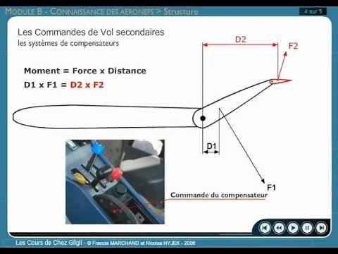 PPL(A) Module B - Connaissance des Aéronefs - Les Commandes de Vol