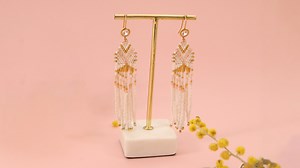 Faire ses boucles d'oreilles perles Miyuki en Brick Stitch