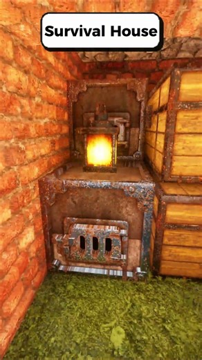 Minecraft Survival House #shorts #minecraft #gaming