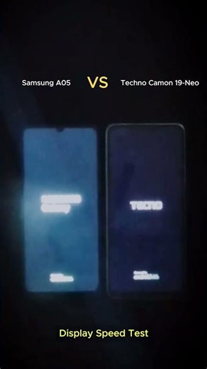 Samsung A05 vs Tecno Camon 19 Neo - Display Speed Test! #budgetphones
