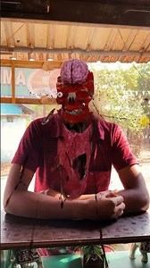 Head Explosion Effect in Blender 💥💀🧠🤯 #vfx #blender3d #cgi #youtubeshorts #shorts