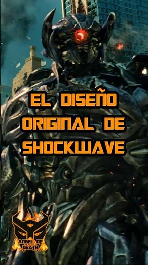 El diseño original de Shockwave #transformers #bayverse #dotm #shockwave #decepticons