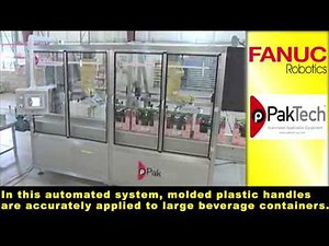 LR Mate 200iC Picking Beverage Handles - FANUC Robotics Industrial Automation