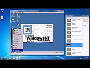 Windows NT 5.0 Workstation Beta 2 Build 1877 in Microsoft Virtual PC 2007
