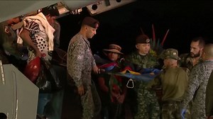 Colombian child plane crash survivors arrive in Bogota