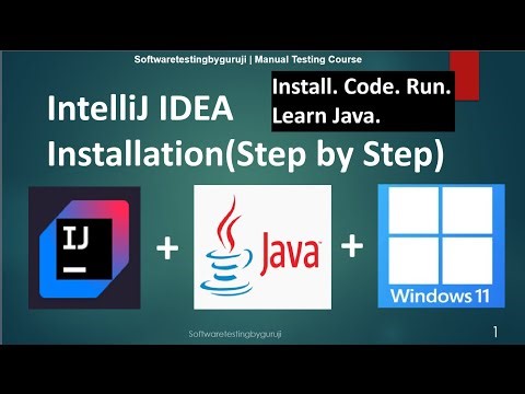 IntelliJ IDEA Installation on Windows 11 | First Java Program Step by Step | Latest(2026)