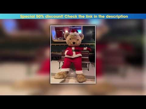 Review Christmas Teddy Bear Mascot Costumes Bears Costumes Adults Christmas Outfit Fancy Dress Suit